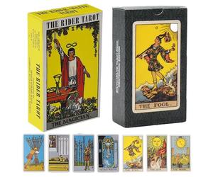 Tarot Cards Vintage Centennial 78 Waite Tarots Deck with English Guide manual, Runic Tarot for Beginners or Experienced1
