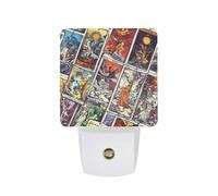 Tarot Cards Vintage Funny LED Night Lights Plug Into Wall Smart Lighting for Hallways Kitchen Bedroom