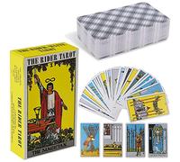 Tarot Cards Vintage Smith Waite Rider Centennial Tarot 78 Waite Tarot Deck with English Guide manual, Tarot Card Set, Tarot for Beginners, Mystical Tarot, Runic Tarot for Beginners or Experienced