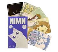 Tarot Cards | White Cat Pattern Fortune Telling Game | Oracle Cards Deck,for Adults Women Home Travel Party Spiritual Guidance Meditation Personal Growth