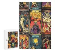 Tarot Cards Wooden Jigsaw Puzzles for Adults Vertical Challenge Intelligent Picture Puzzle Games Gift for Family