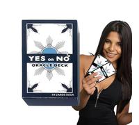 Tarot Cards - Yes No Divination Deck, Portable Spiritual Reading Set with Clear Symbol, Daily Insight Reflection Companion, Ideal for Home Ritual Travel Journaling Use