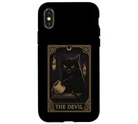Tarot Cat The Devil - for Introverts and Cat Fans Case for iPhone X/XS