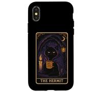 Tarot Cat The Hermit - for Introverts and Cat Fans Case for iPhone X/XS