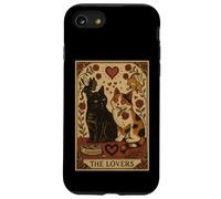 Tarot Cat The Lovers - for Introverts and Cat Fans Case for iPhone SE (2020) / 7/8