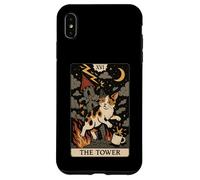 Tarot Cat The Tower for Introverts and Cat Fans Case for iPhone XS Max