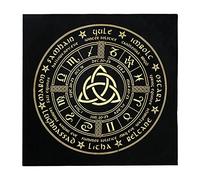 Tarot Cloth, Large Size Divination Pendulum Tablecloth, Exquisite Mysterious Magic Altar Tablecovers No Static Electricity, for Board Games Tarot Cards Playing Cards