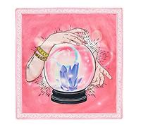 Tarot Cloth Large Tarot Cloth Anti-slip Tarot Cloth Velvet Tarot Cross Tarot Card Oracle Card Cross Reading Mat Tarot Divination Cross Thick Luxury Crystal Ball