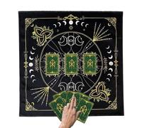 Tarot Cloth - Tarot Tablecloth, Altar Cloth Tapestry Tablecloth | Thickened Velvet Tarot Cards Divination Tablecloth, Home Décor Kitchen Dining Picnic Card Cloth for Cave Room, Camping, Wall Decor