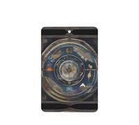 Tarot Compass Pattern Car Air Fresheners 6 Pcs Rectangle Hanging Aromatherapy Tablets Scented Fresheners For Bedroom Bathroom