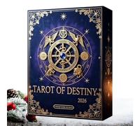 Tarot Countdown, Acrylic Holiday Calendar, Christmas Decor with 24 Days