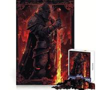 Tarot Dark Knight Fantasy 1000 Piece Jigsaws for Teenagers Puzzle Mind Challenge Toy Calm Pastime Precise Cut Lovely Gift (50x75cm)