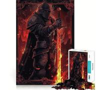 Tarot Dark Knight Fantasy Teenagers 1000 Piece Jigsaw Puzzle Think Smart Toy Bonding Time Smooth Cut Santa Wish List (38x26cm)