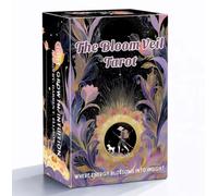 Tarot Deck, 78 Cards, Bloom Veil, 13x8 cm, Intuitive and Dynamic Themes, with Instruction Manual