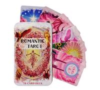 Tarot Deck 78 Piece Portable Romantic Interaction Games with Tin Box