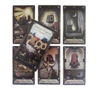 Tarot Deck - 78 Pieces Tarot Cards for Parties and Events, Divination Toy with Spiritual Function, Fortune Set for Women, Tabletop, Night Play, Home, Workplace, 4.72x2.76 inches