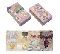 Tarot Deck - 80 Sheets Fortune Oracle Cards, Easy-to-Read Social Play Game with Guide, Mystical Symbolism for Adults Women Men Students Gatherings, Tarot Card Deck, 2.44 inch