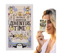 Tarot Deck - Adventure Cards Book, English Edition Set for Divination, Psychological Oracle Tool, Illustrated Paper Casing with Narrative Art, Spiritual Discovery Unit with Guidance and Interpretation