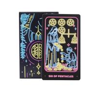 Tarot Deck, Beginner Set, Classic Design, 78 Piece Collection, Meditation Tool, Portable Card Format, Ideal for Board Games, Spiritual Practice, Experts, Learning Readers