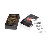 Tarot Deck Card Game World Oracle Cards for Mystical Divination Reading Beginner Friendly Illustrated Deck for Spiritual Guidance Intuition Development Fortune Telling Activity
