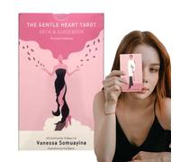 Tarot Deck Cards - 78-Card Mystery Deck, Portable Oracle Cards, Future Past Guidance, Psychological Insight For Home Reading Divination Spiritual Meditation Entertainment