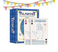 Tarot Deck Cards, Divination Learning Game, Tarot Reading Deck Set, Guidebook Included Meaning System, Easy Learning Beginner Friendly Design, 54 Pieces, 2.24 × 3.42 in, for Spirit Holiday