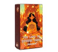 Tarot Deck Cards, Land Stories English, 78 Cards Gear with Smart Style, Utility Helper for Daily Read, Card Mate, Tarot Helper for Lovers Family Nights Game Gift Magicians Divination Oracle