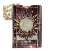 Tarot Deck for Beginner,Mysterious Figures Pattern Tabletop Toy | with Box Beginner Tarot,for Youth Adult Family Gathering Travel Collection Bar Dating Celebration Holiday