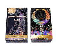 Tarot Deck Game, Oracle Divination Set, Mystical Card Collection, 4.17 inches Beginner Friendly Guidebook, 78 Cards Multicolor, for Spiritual Readings, Game Nights, Gift Occasions