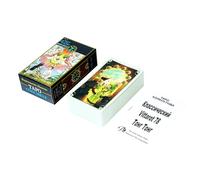 Tarot Deck, Seven Stars, Divination Tools, Entertainment Board Game Cards Friends Gathering, Playing Game, Witch Tool for Spiritual Guidance and Fun Group Activity, 4.06x2.36 Inches