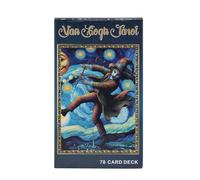 Tarot Deck - Starry Fortune Cards for Board Play and Divination, English Version with Cosmic Art, Fate Reading Tools for Friends Gathering, Witch Favors, Occult Nights