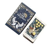 Tarot Deck - Tarot Divination Tools - Fate Divination Playing Entertainment Fun Board Game for Kids Adults Gathering Parties Family
