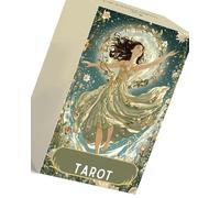 Tarot Deck Unique, 78 Floral Tarot Cards with Guidebook, Modern Witch Tarot for Beginners and Experienced Readers, Divination and Spiritual Growth Tool