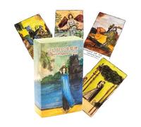 Tarot Decks, English Tarot Cards Board Game, Classic Divination Tool, 4.13x2.44 Inches with Symbolic Artwork, 1 Full Set Colorful, Ideal for Family Gathering, Team Activity, Friends, Nostalgic Play