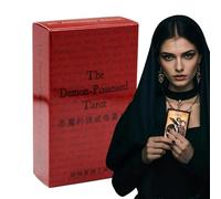 Tarot Decks - English Version Oracle Deck, Fortune Telling Card Set, Conversation Board Game, Enhances Insight and Self-Reflection, Ideal for Family, Beginners, Professionals, Women, Men