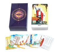 Tarot Decks | Inspirational Games with Guidebook | Divination Intuition Tarot Decks | for Family Adults Home Daily Travel Holiday Gathering Festival Event Party