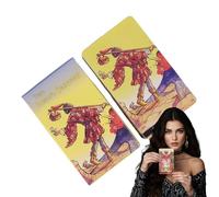 Tarot Decks - Russian Paper Tarot Cards Deck Set | 78 Sheets Collectible Spiritual Exploration Companion for Group Activity Girls Teens Boys Students Family