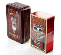 Tarot del Toro in a Tin Metal Box 78 Cards Gilded Edge Guidebook Inspired by the World of Guillermo del Toro Tarot del Toro