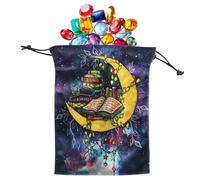 Tarot Drawstring Bag - Mini Tarot Organizer Pouch for Magic Divination Storage 13 x 18 cm/5.11 x 7.08 Inches Jewelry Card Holder Travel Friendly Mystical Equipment | O, Sxf06#, Se référer au