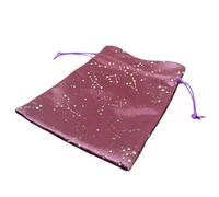 Tarot Drawstring Pouch - Tarot Constellation Pattern Drawstring Bag Travel Storage Bag for Destiny Divination Supplies Jewelry Earrings Necklace Runes Stones Dice