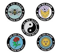 Tarot Enamel Pins, Tanjiro Anime Brooches, Sun Moon Badge, Klein, Non-precious metal