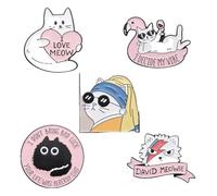 Tarot Enamel Pins, Tanjiro Anime Brooches, Sun Moon Badge, Klein, Non-precious metal