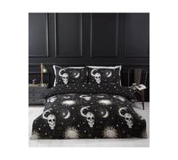 Tarot Gothic King size Duvet Quilt Cover Set with pillowcases, Halloween Bedding Microfibre, non-iron, Reversible