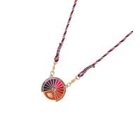 Tarot Inspired Coin Necklace Feature 360 Degree Motion Versatile Layering Cord Detail Neckchain Jewelry Tarot Accessory Neckchain