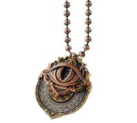 Tarot Jewelry, Alloy All-Seeing Eye Spiritual Pendant, Rotating Divination Charm for Meditation Ritual Daily Spiritual Practice Collectors Beginners Enthusiasts Adults