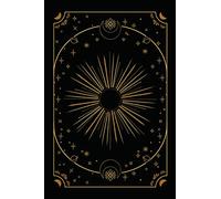 Tarot Journal, 100 Day 3 Spreads Reading, Black and Gold Modern Mystic Celestial Design: Clear, Organized, Easy to Track Progress with Cards Keyword, ... Easily with Customized Table of Content