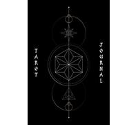 Tarot journal: A daily reading tracker and notebook: Track your 3 card draw, question, interpretation, notes: Vintage style black cover