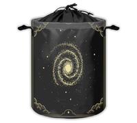 Tarot Magic Laundry Hampers With Drawstring Astrology Laundry Baskets For Bathroom Milky Way Portable Clothes Storage Organizer Basket Esoteric Boho Spiritual W 35 L 44 Cm