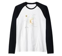 Tarot Moon The Moon Astrology Esoteric Arcana Raglan Baseball Tee