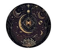 Tarot Mystical Crescent Moon Astrology Mouse Pad,Non-Slip Rubber Base Mousepads for Home Office Dorm Desk Decor,Gifts for Women Teen Girls Tarot Lovers